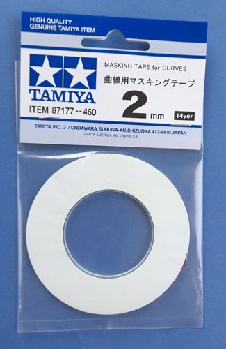 Masking tape for curves 2mm Tamiya