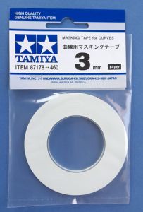 Masking tape for curves 3mm