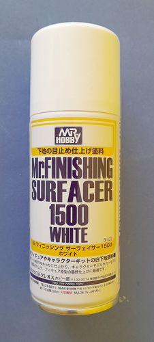 Mr. Finishing Surfacer 1500 White spray 170ml Gunze
