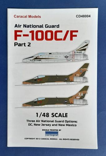 Air National Guard F-100C/F p.2 Caracal models