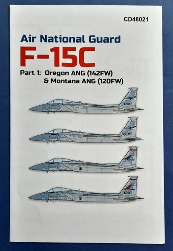Air National Guard F-15C , Oregon ANG 142FW & Montana ANG 120FW p.1 Caracal models