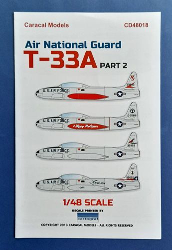 Air National Guard T-33A p.2 Caracal models
