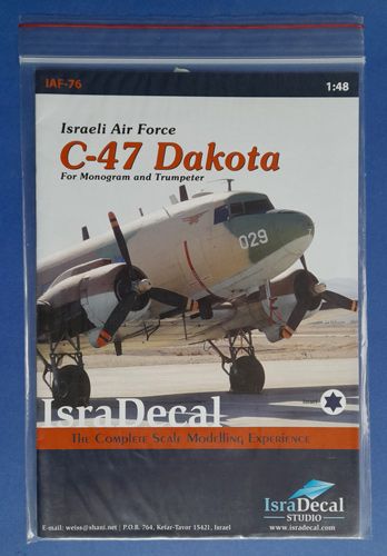 C-47 Dakota Isradecal