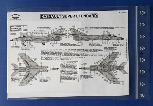 Dassault SUPER ÉTENDART Berna decal