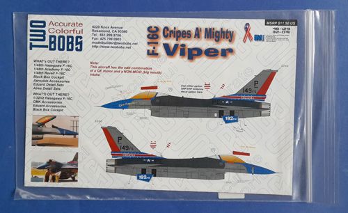 F-16C Viper Cripers A´Mighty Two Bobs