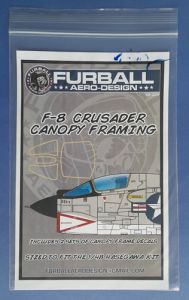 F-8 Crusader canopy framing (Hasegawa)