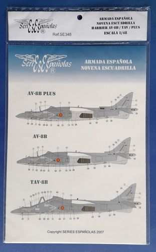 Harrier AV-8B/TAV/PLUS Series Espaňolas