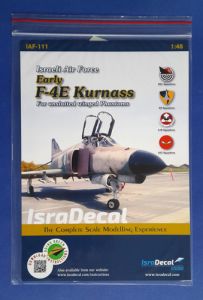 IAF Early F-4E Kurnass Isradecal
