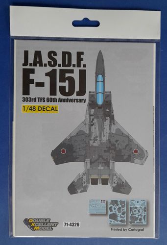 J.A.S.D.F. F-15J 303rd TFS 60th Anniversary DXM decal
