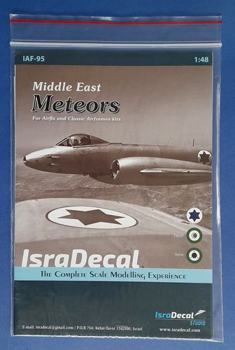 Middle East Meteors Isradecal