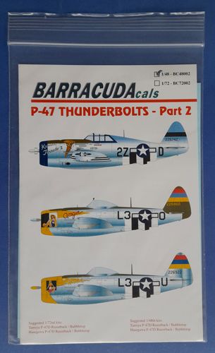 P-47 Thunderbolts (2) BarracudaCals