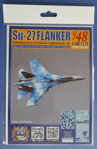 Su-27B Flanker Ukrainian AF digital camo "58"