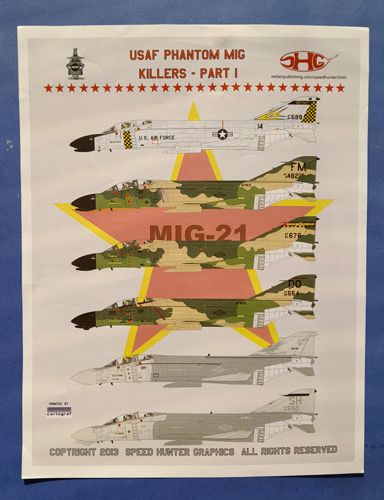 USAF Phantom Mig Killers p.1 Speed Hunters Graphic