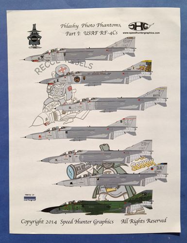 USAF RF-4Cs p.1 Speed Hunters Graphic
