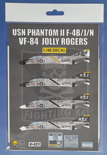 USN Phantom II F-4B/J/N VF-84 Jolly Rogers DXM decal