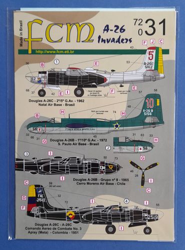 A-26 Invaders FCM decal