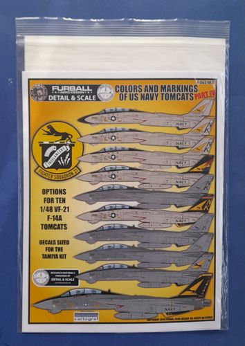 Colors and markings of US NAVY Tomcats p.4 Furball Aero Design