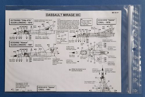 Dassault Mirage IIIC Berna decal