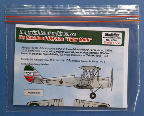 De Havilland DH-82a "Tiger Moth" Modeller