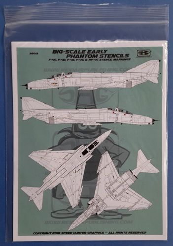 Early Phantom stensils (F-4D/E/G & RF-4C) Speed Hunters Graphic