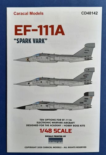 EF-111A "Spark Vark" Caracal models