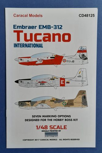 Embraer EMB-312 Tucano International Caracal models