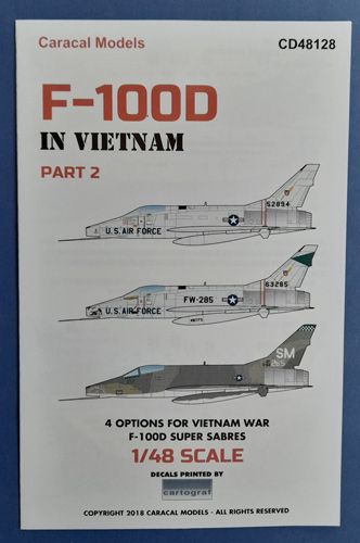 F-100D in Vietnam p.2 Caracal models