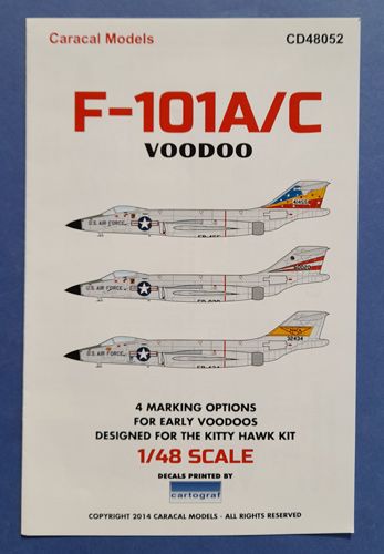 F-101A/C Voodoo Caracal models