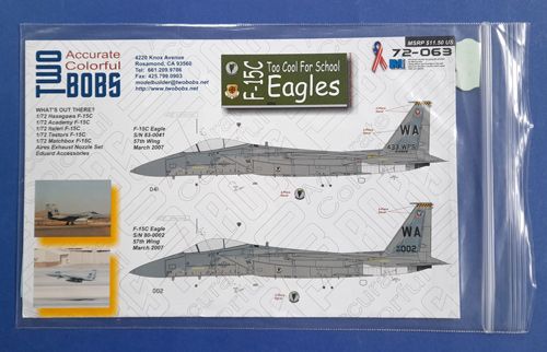 F-15C Too cool for school Eagles Two Bobs