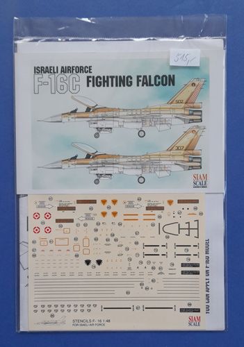 F-16C/D Fightning Falcon IAF SIAM scale