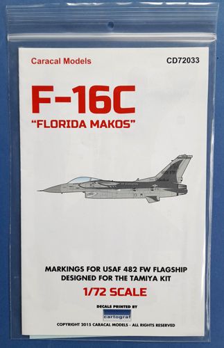 F-16C "Florida Makos" Caracal models