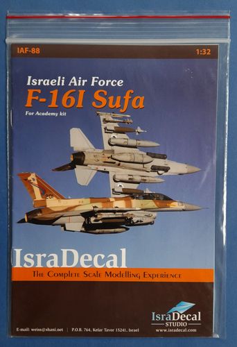 F-16I Sufa Isradecal
