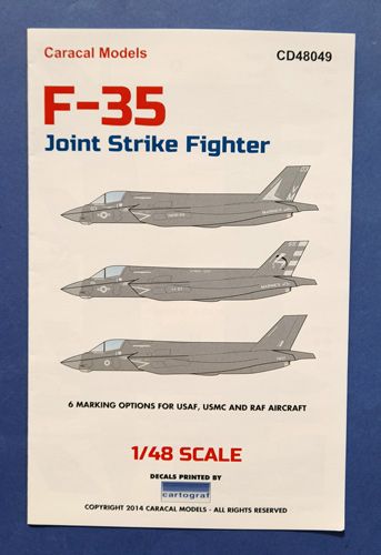 F-35 Joint Strike Fighter Caracal models