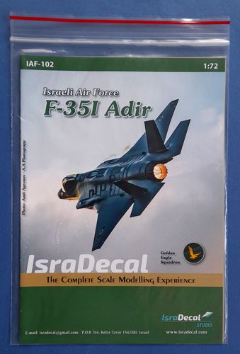 F-35I Adir Isradecal