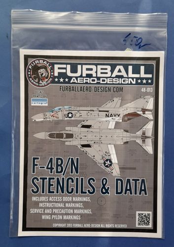 F-4B/N stencils & data Furball Aero Design