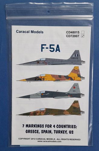 F-5A Caracal models