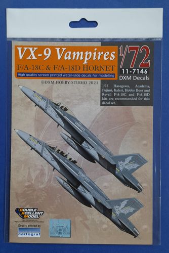 F/A-18C/D Hornet VX-9 Vampires DXM decal