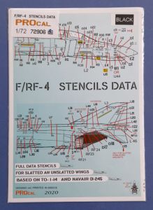 F/RF-4 stencils data black