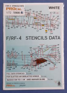 F/RF-4 stencils data white