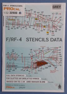 F/RF-4 stencils data