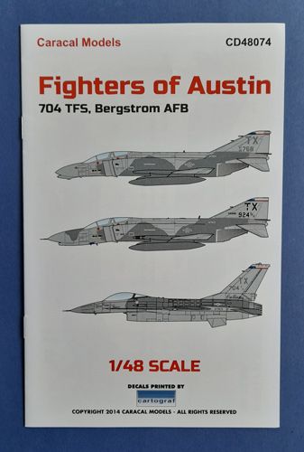 Fighters of Austin , 704 TFS, Bergstrom AFB Caracal models