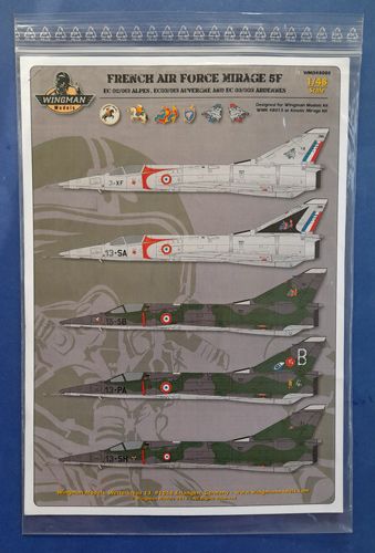 French Air Force Mirage 5F Wingman models