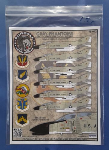 Gray Phantoms - Early schemed USAF F-4Cs in Vietnam Furball Aero Design
