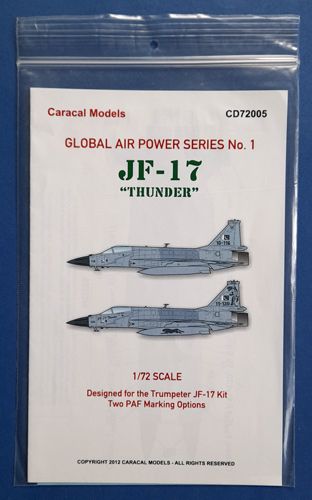 JF-17 "Thunder" Caracal models
