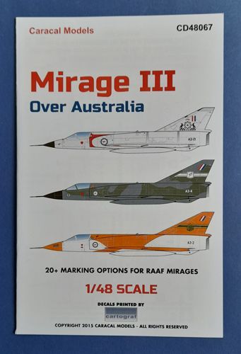 Mirage III Over Australia Caracal models