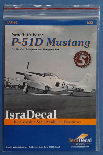 P-51D Mustang Isradecal