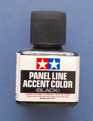 Panel Line Accent color (Black) Tamiya