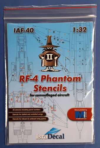 RF-4 Phantom stencils Isradecal