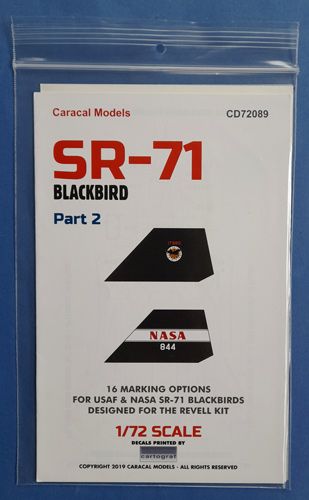 SR-71 Blackbird part 2 Caracal models