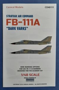 Strategic Air Command FB-111A "Dark Varks"